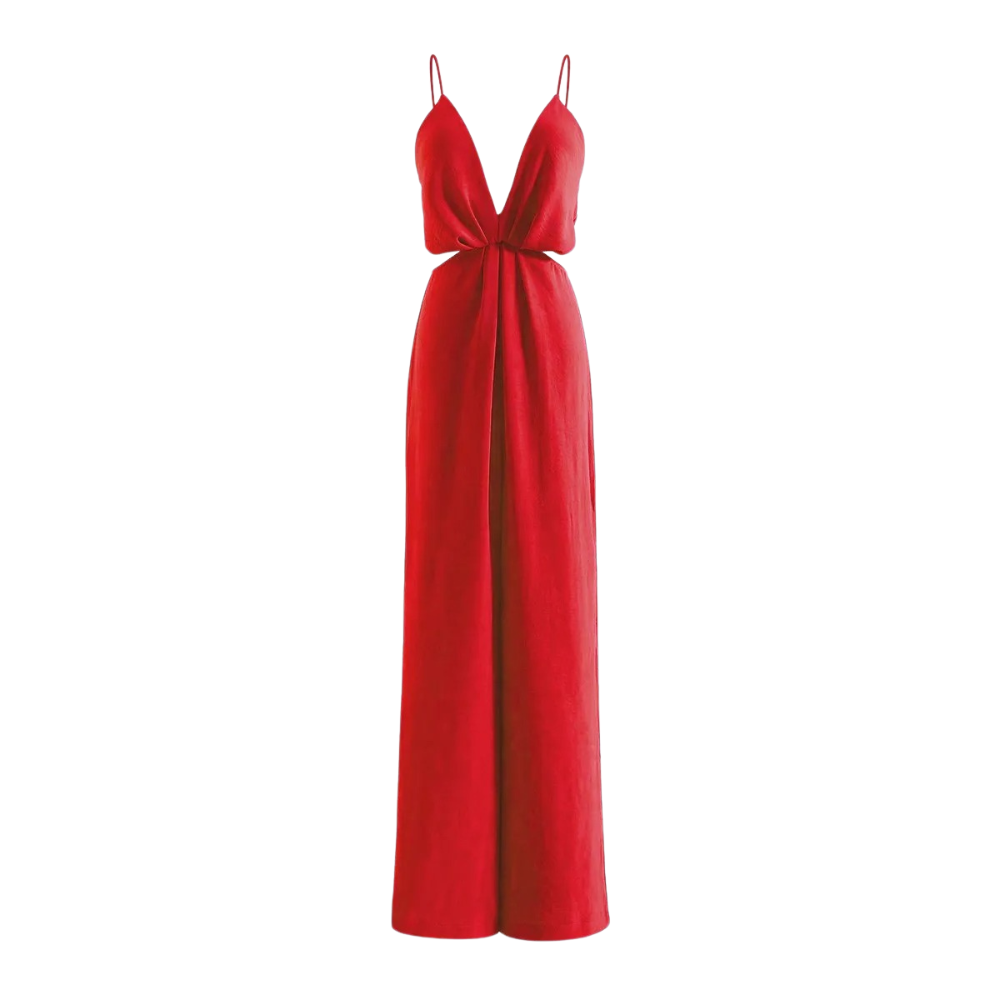 Elegant plissert jumpsuit for kvinner, komfortabel og stilfull. Perfekt for sommer og festantrekk.