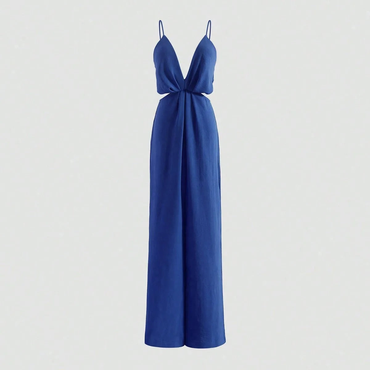 Komfortabel plissert jumpsuit med vide ben. Lett stoff for en avslappet, men elegant look.