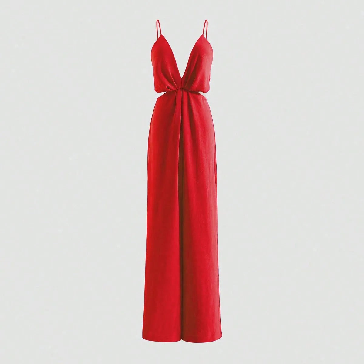 Allsidig plissert jumpsuit, perfekt for casual eller elegante anledninger. Komfortabel og trendy.