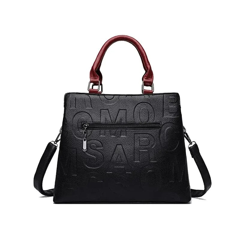 Brun PU-skinn crossbody veske. Praktisk og elegant for kvinner, ideell reise- og hverdagsveske.