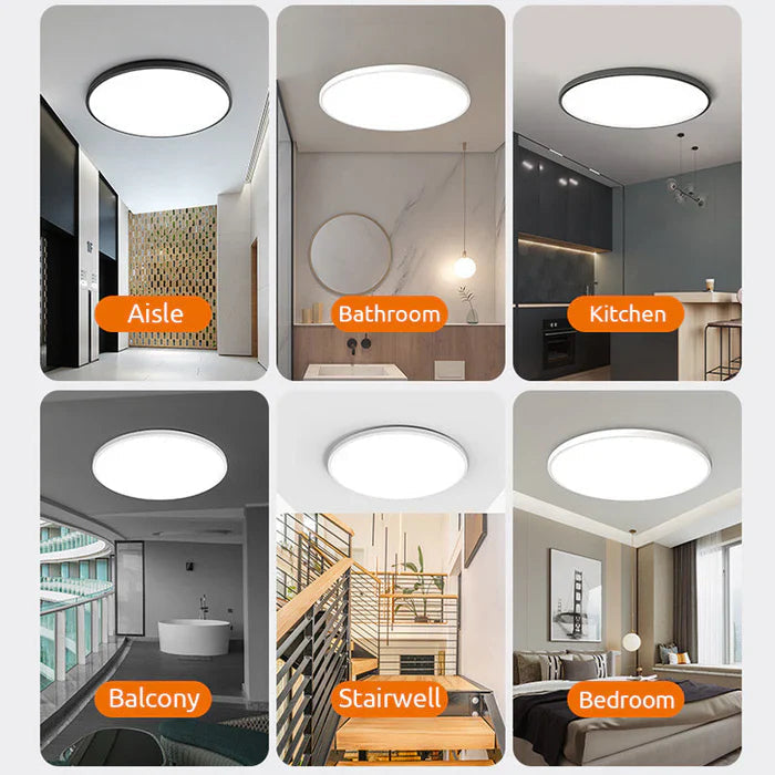 Elegant LED-taklampe, en moderne lyskilde. Stilren design som passer perfekt til moderne interiør.