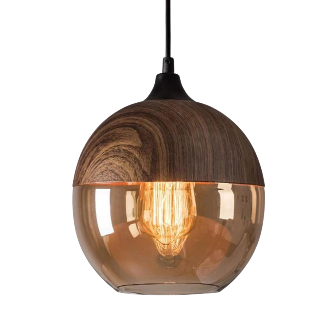 Elegant skandinavisk taklampe med minimalistisk design, perfekt for moderne hjemmeinnredning.