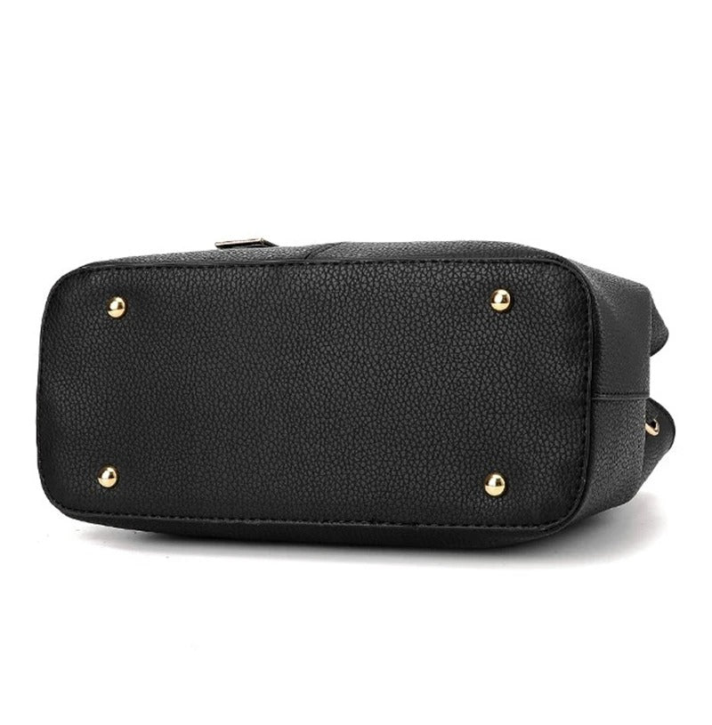 Motebevisst kvinneveske i PU-skinn, en elegant og tidløs skulderveske for enhver garderobe.