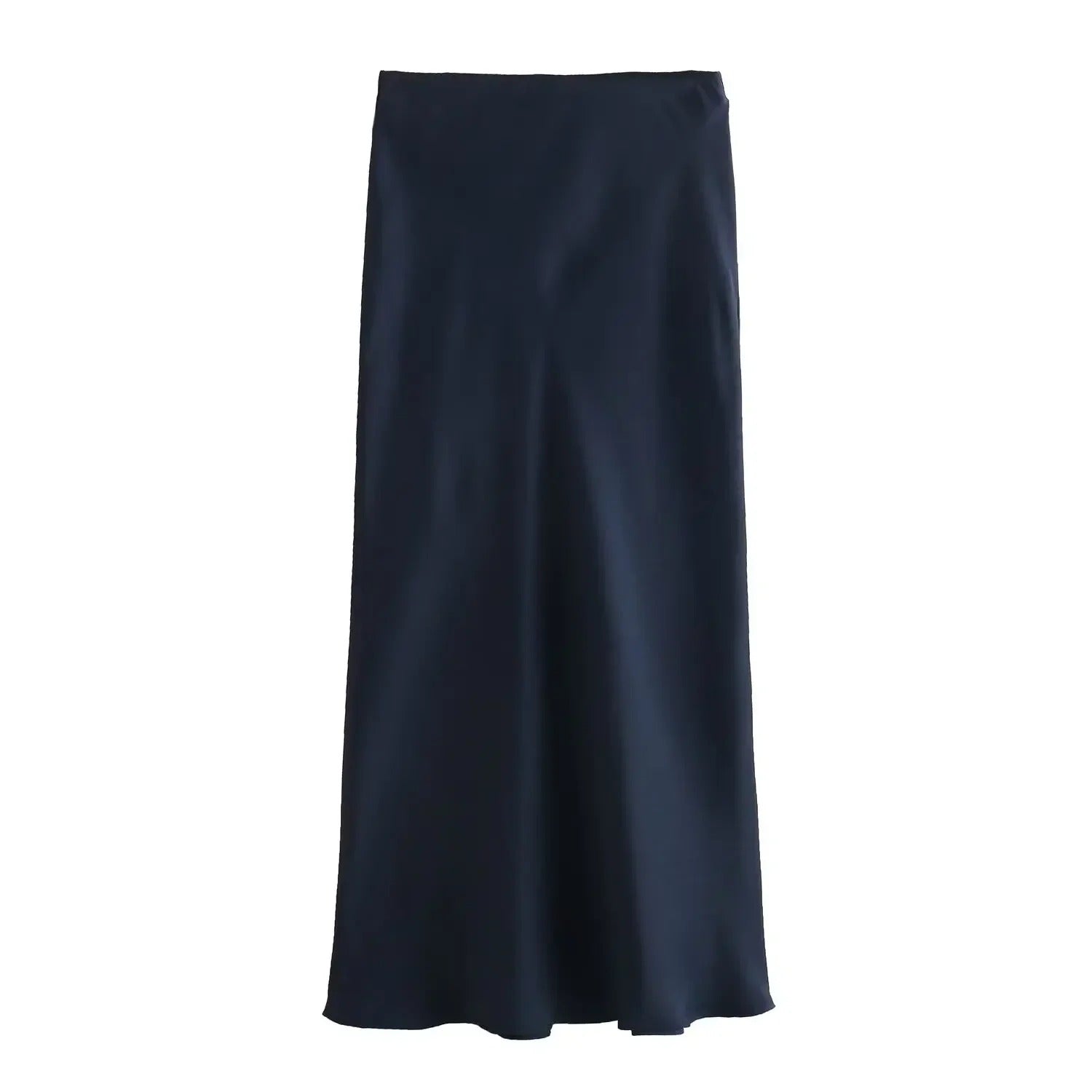 Feminin og elegant midikjole med snøring, fremhever silhuetten vakkert.