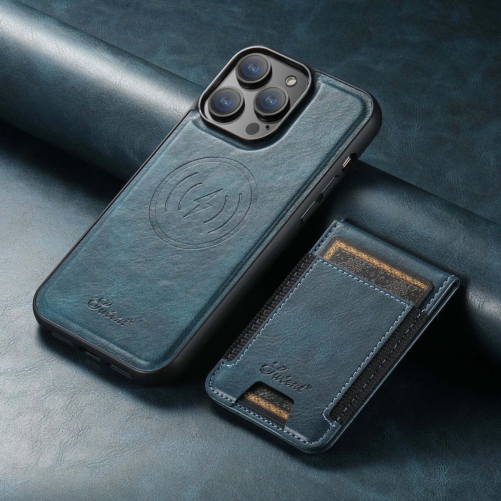 Støtsikker telefonveske i PU-skinn med elegant design, gir full beskyttelse til mobilen din.