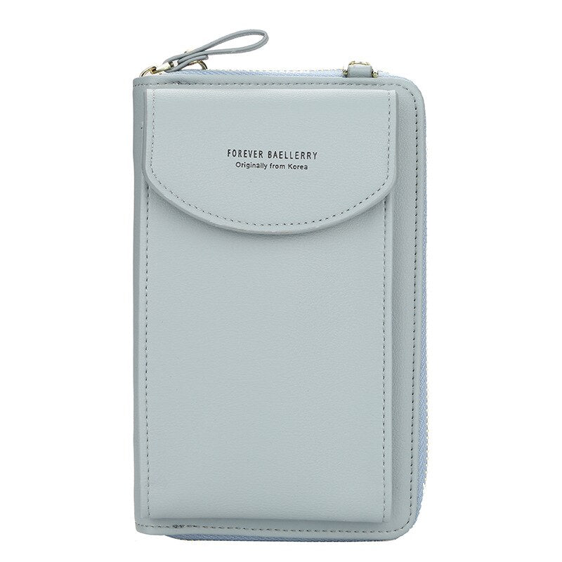 Elegante Damen Crossbody Handtasche aus schwarzem Kunstleder mit verstellbarem Riemen