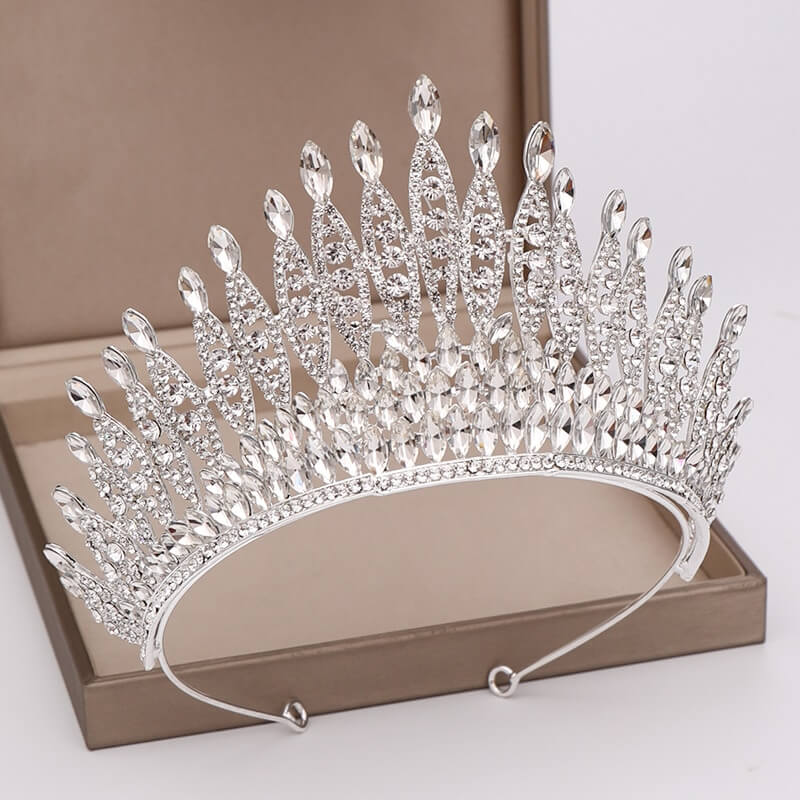 Moderne Strass-Kristall-Tiara, das perfekte Accessoire für einen eleganten Look