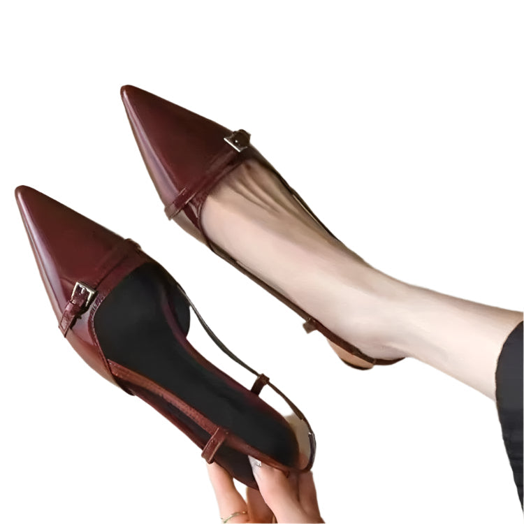 Elegante glansfulle sandaler for kvinner med mellomhøy hæl, perfekt som festsko til sommeren.
