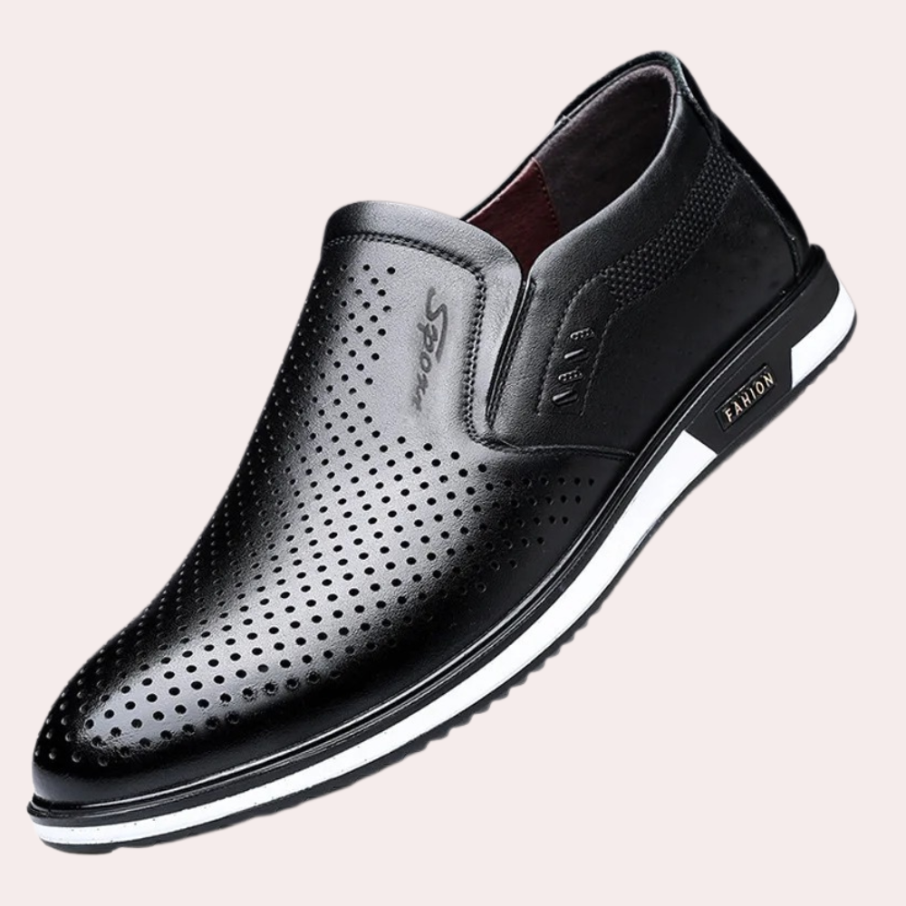 Menns stilige loafers sko for vår- og sommerstil, elegant og komfortabelt fottøy.