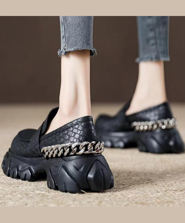 Allsidige dame plattform loafers; komfortable, stilige og elegante hverdagssko til dame i ulike farger.