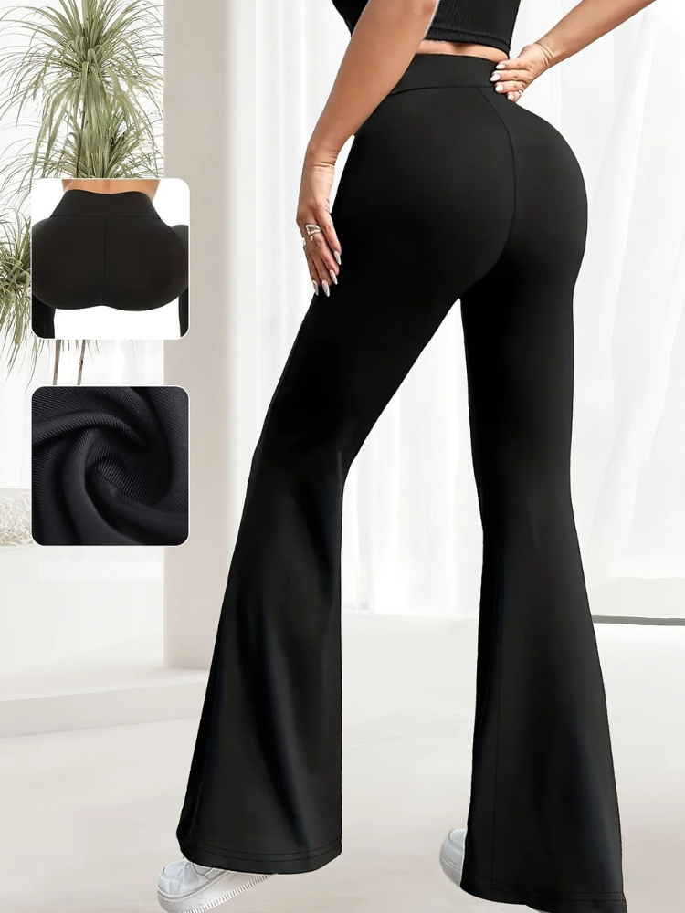 Komfortable og trendy wide-leg bukser til dame. Perfekte for en avslappet, men chic hverdagslook.