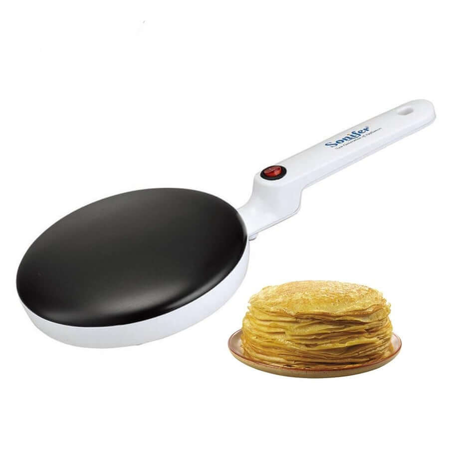 Elektrisk Crêpe- og Pannekakemaker med non-stick belegg for deilige frokoster