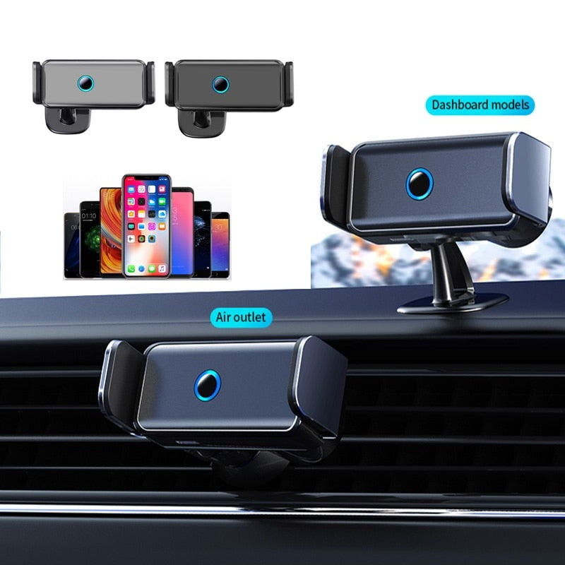 Smart elektrisk mobilholder med automatisk klemme for håndfri bruk i bil. Universell for alle smarttelefoner.