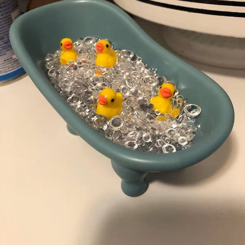 Håndlaget liten harpiksende, fin til DIY-prosjekter, dukkehus og borddekor.