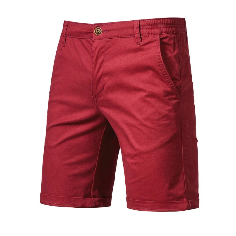 Elastisk herre komfortshorts for sommeren, gir frihet og stil, perfekt for enhver anledning.