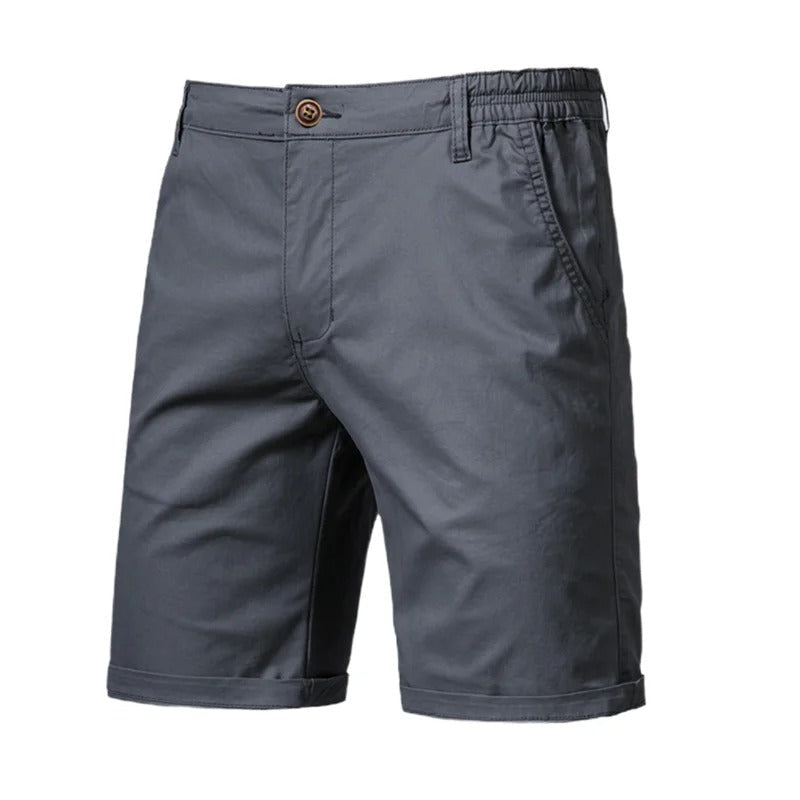Komfortabel herreshorts med elastisk midje, ideell for avslappede fritidsaktiviteter og hverdagsbruk.