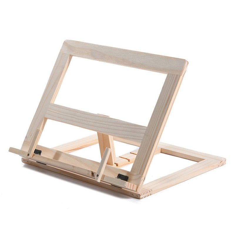 Ergonomisk bokholder/nettbrettholder/laptopstativ for forbedret holdning og komfortabel lesing/arbeid.