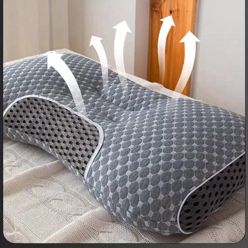 Ortopedisk nakkepute som gir ergonomisk støtte for nakke og hode. Forbedrer søvnkvalitet.