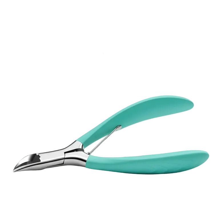 Ergonomisk tånegleklipper for seniorer, rustfritt stål, presis neglepleie for komfortabel fotpleie.