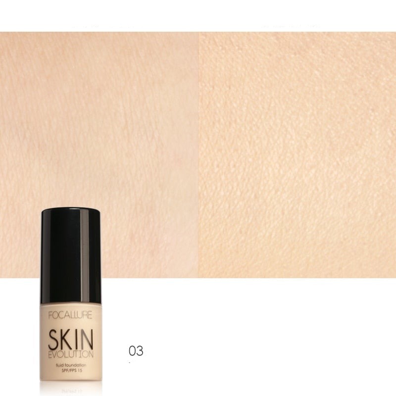 Produktdetaljer for SPF flytende foundation, hypoallergen for sensitiv hud