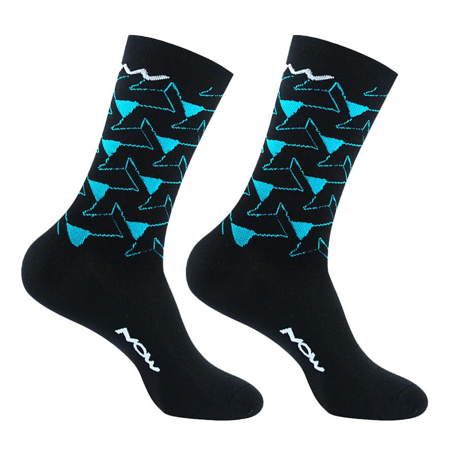 Slitesterke unisex sportssokker for sykling og intens trening.