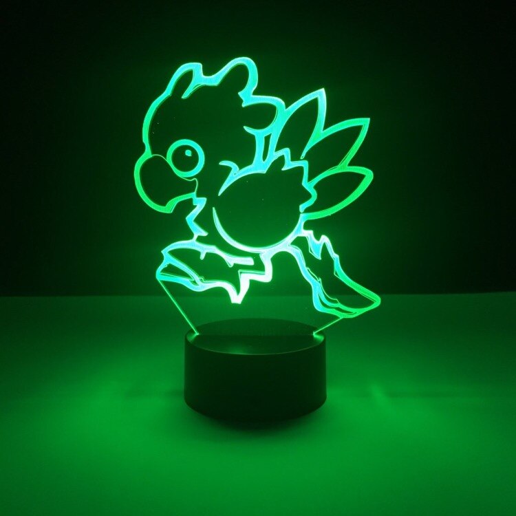 Final Fantasy 3D-lampe for spillrommet. Skaper magisk stemning, perfekt som gaming dekorasjon og nattlys.