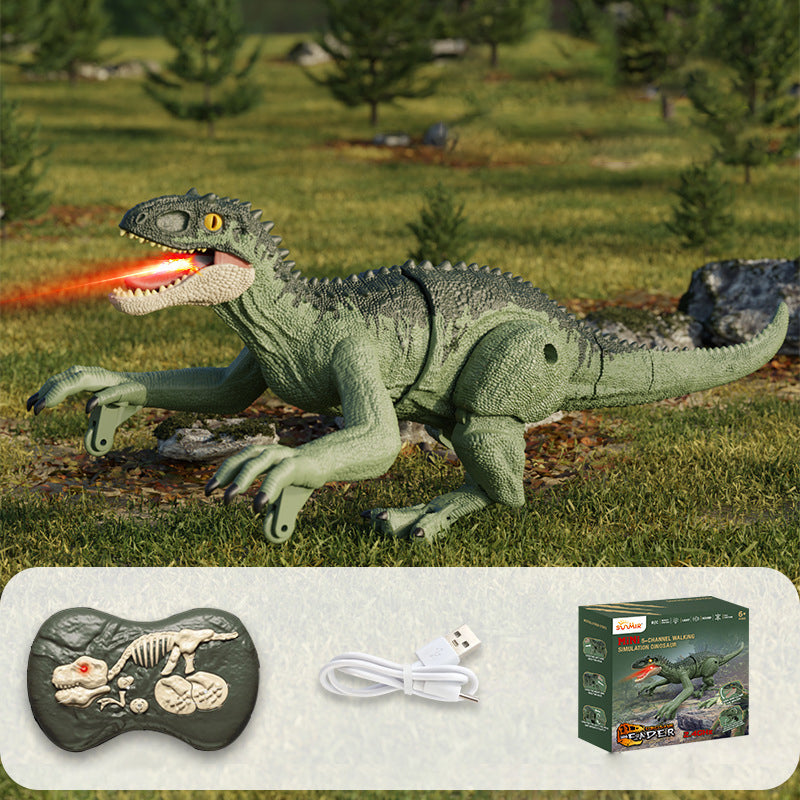 En populær fjernstyrt dinosaurleke; den ideelle barnegaven med interaktive funksjoner.