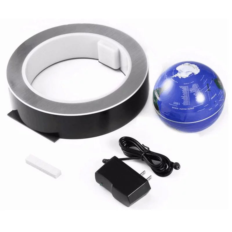 Futuristisk LED-globe som svever fritt, skaper unik atmosfære og moderne belysning i ethvert rom.