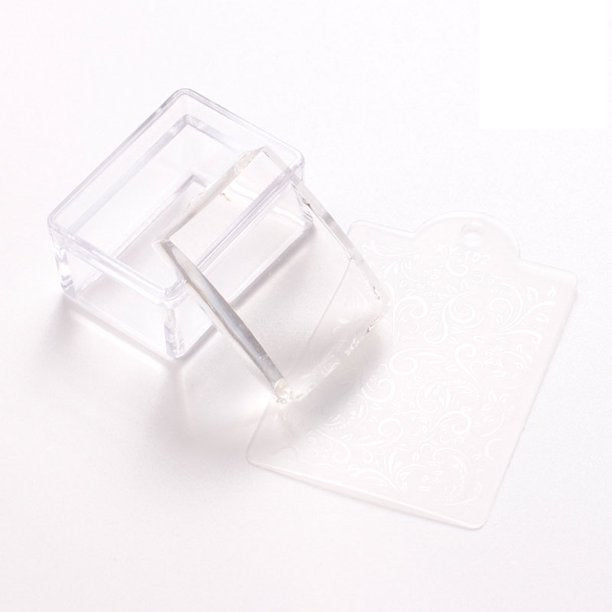 Presist negletilbehør: silikonstempel for fransk manikyr gel-neglekunst hjemme