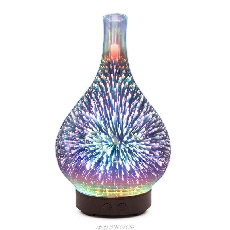 Fyrverkeri luftfukter og aroma diffuser med fargerikt LED-lys for magisk stemning i hjemmet.