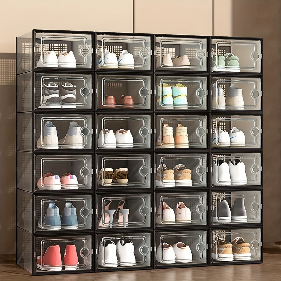 Praktisk skoeske med luftehull, perfekt for organisering av sneakers og skosamlingen din.