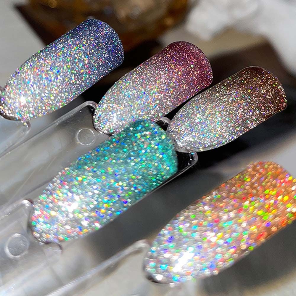 Langvarig glitrende gel neglelakk for enestående flash negler og profesjonell manikyr.