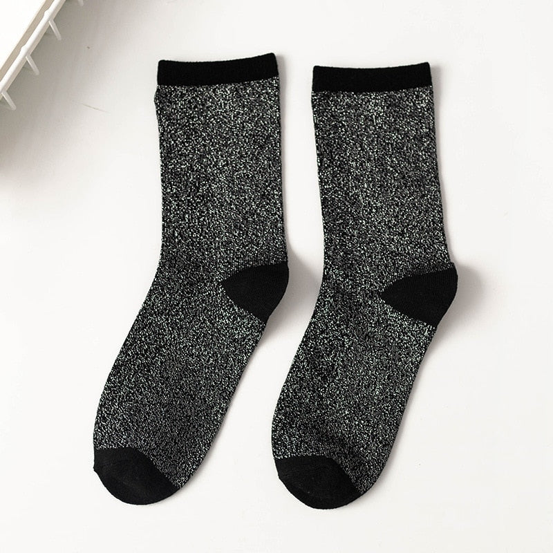 Glitrende unisex sokker for hverdag og fest, gir komfort og stil.