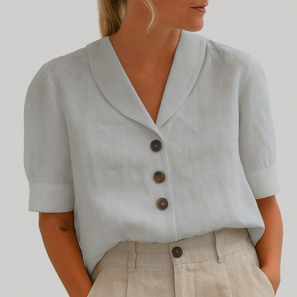 Komfortabel dame t-skjorte i myk polyester spandex, tilgjengelig i grå, hvit og svart, for sommer og fritid.