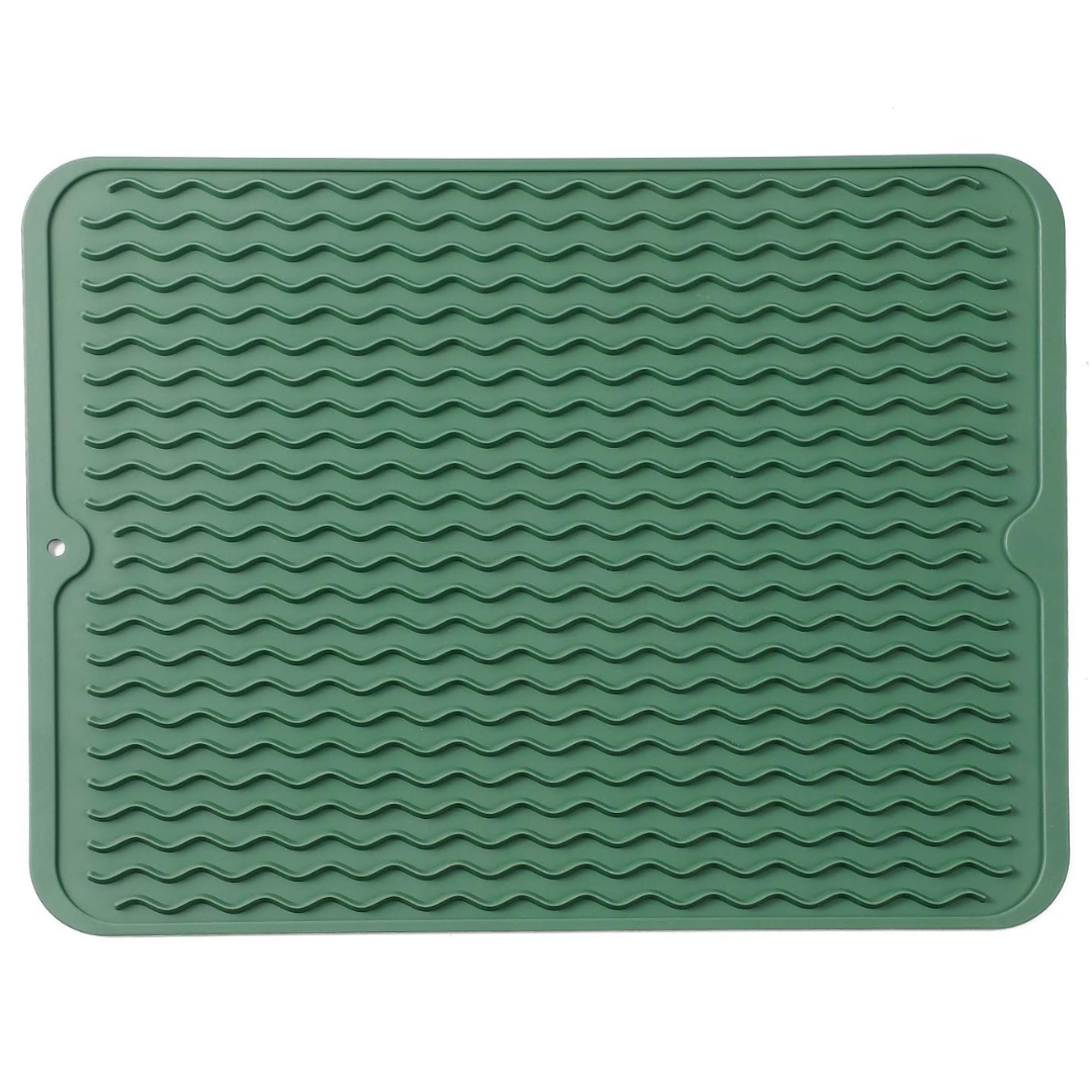 Kjøkkenmatte i silikon, beskytter benkeplate mot varme gryter og riper, miljøvennlig design.