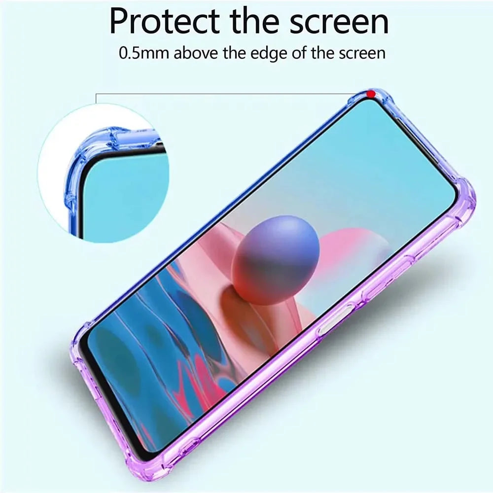 Elegant gradient mobilcover for Samsung S25. Perfekt for personlig stil med sin unike fargeovergang.