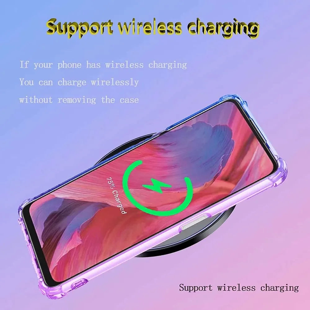 Moderne gradient mobilcover til Samsung S25. Gir trendy stil og pålitelig beskyttelse mot skader.