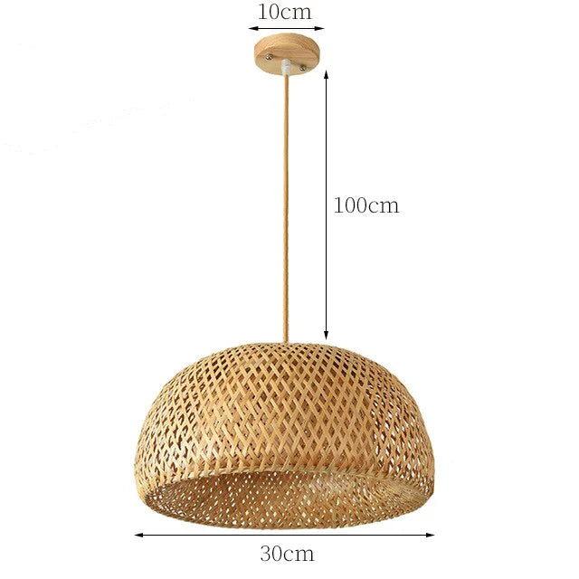 Stilig rotanlampe som passer perfekt med nordisk og boho interiørdesign.