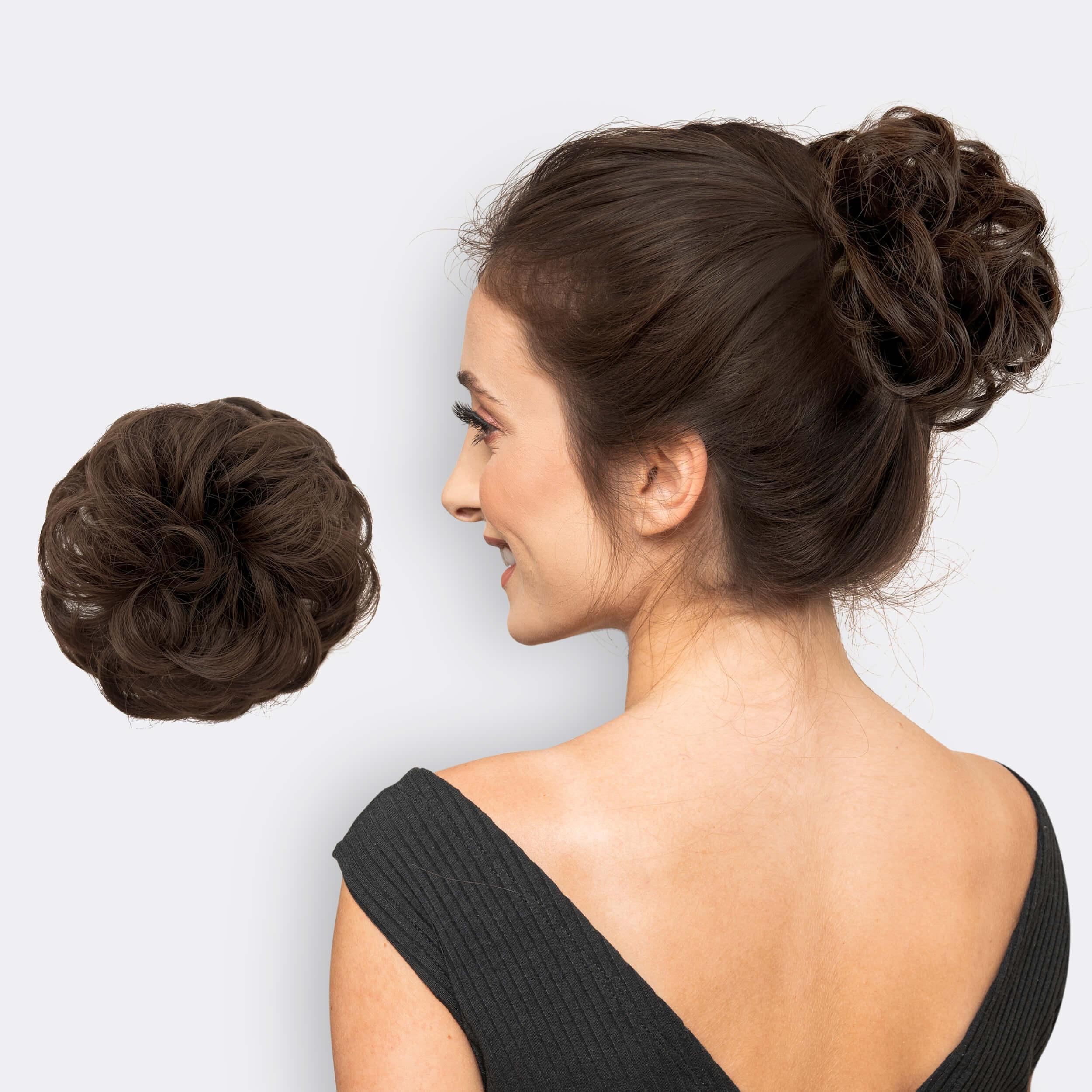 Enkel styling scrunchie, perfekt for volum og rask hårknoll til damer.