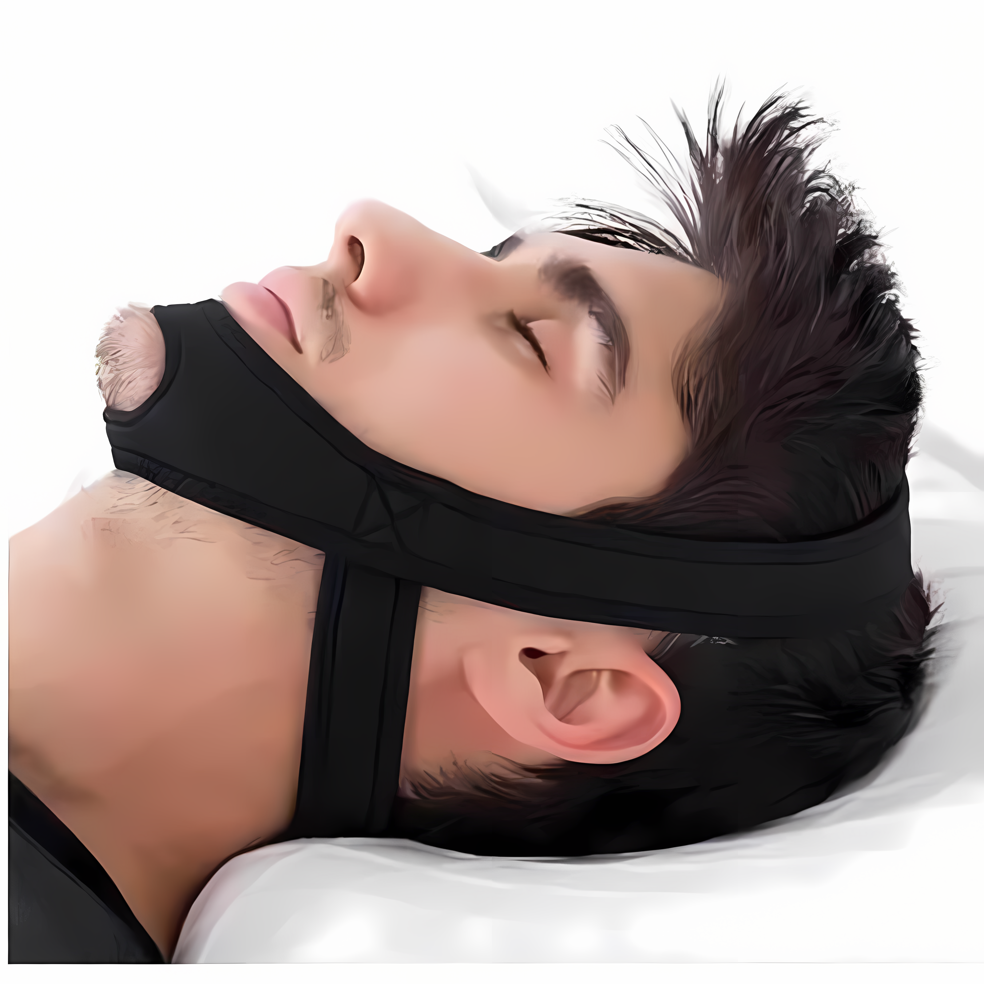 Unisex snorkestopper hakerem i myk neopren for bedre pust og uavbrutt søvn. Anti-snork løsning.