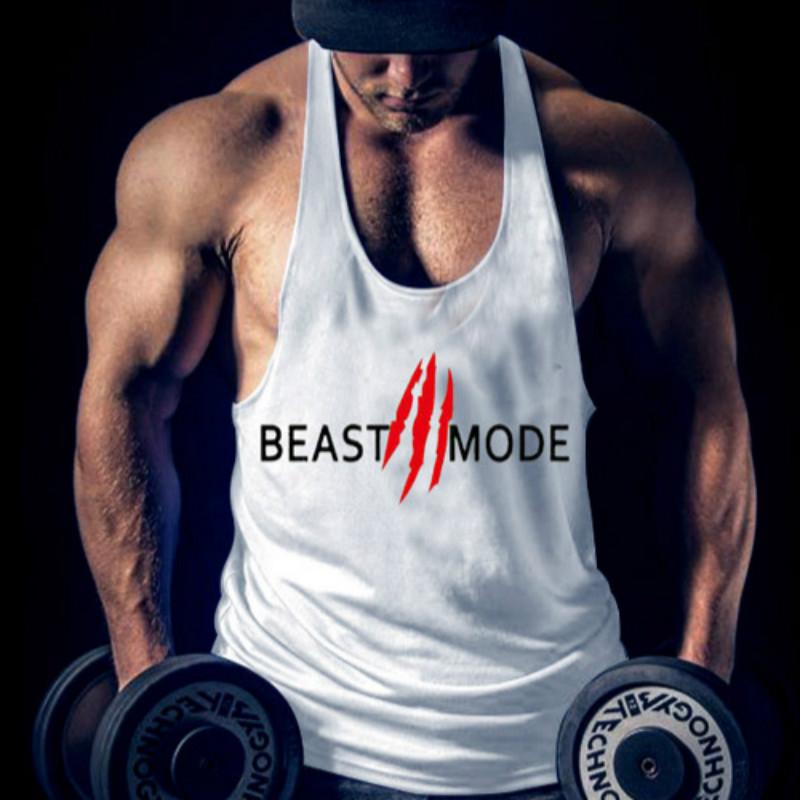 Beast Mode sommer singlet, pustende herreklær, perfekt for varme dager og aktivitet.
