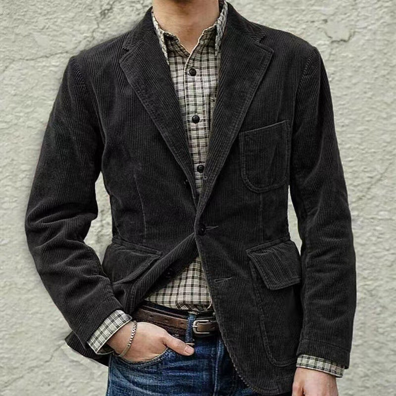 Elegant herremote blazer og vest kombinasjon for den moderne mannen, egnet for både jobb og fest.