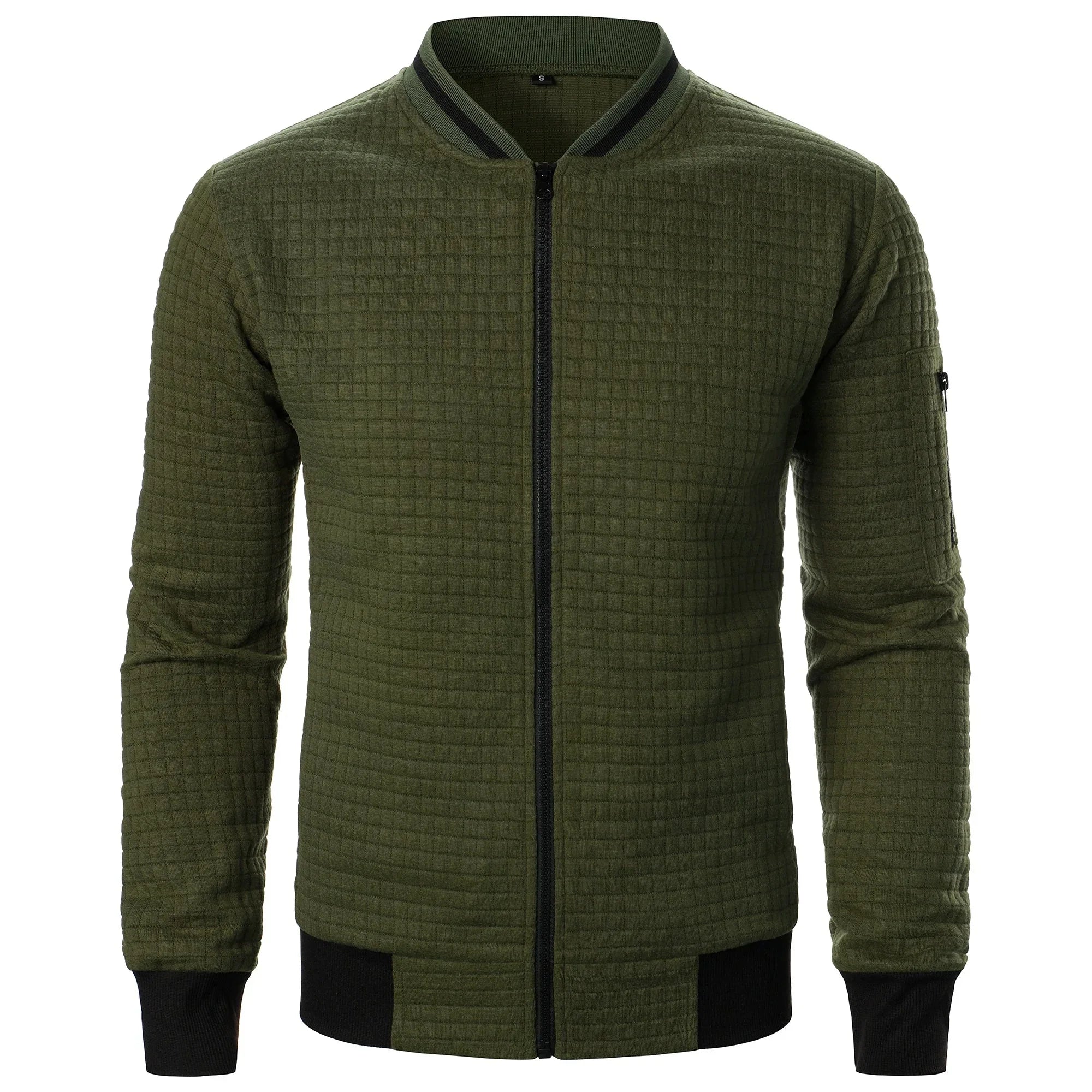 Klassisk cardigan herre med glidelås. Moderne passform, perfekt for en casual stil.