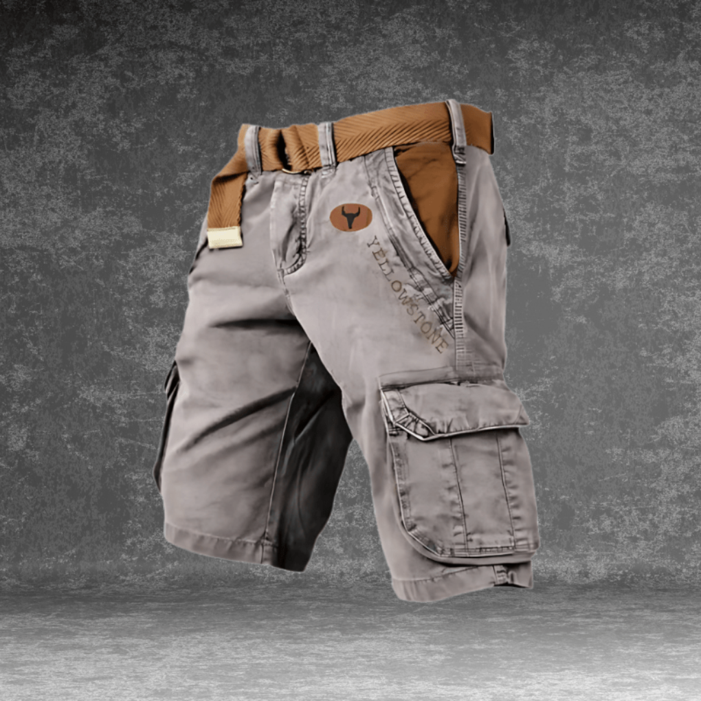Herre cargo shorts for hverdagsbruk. Komfortabel passform og praktiske lommer for menn.