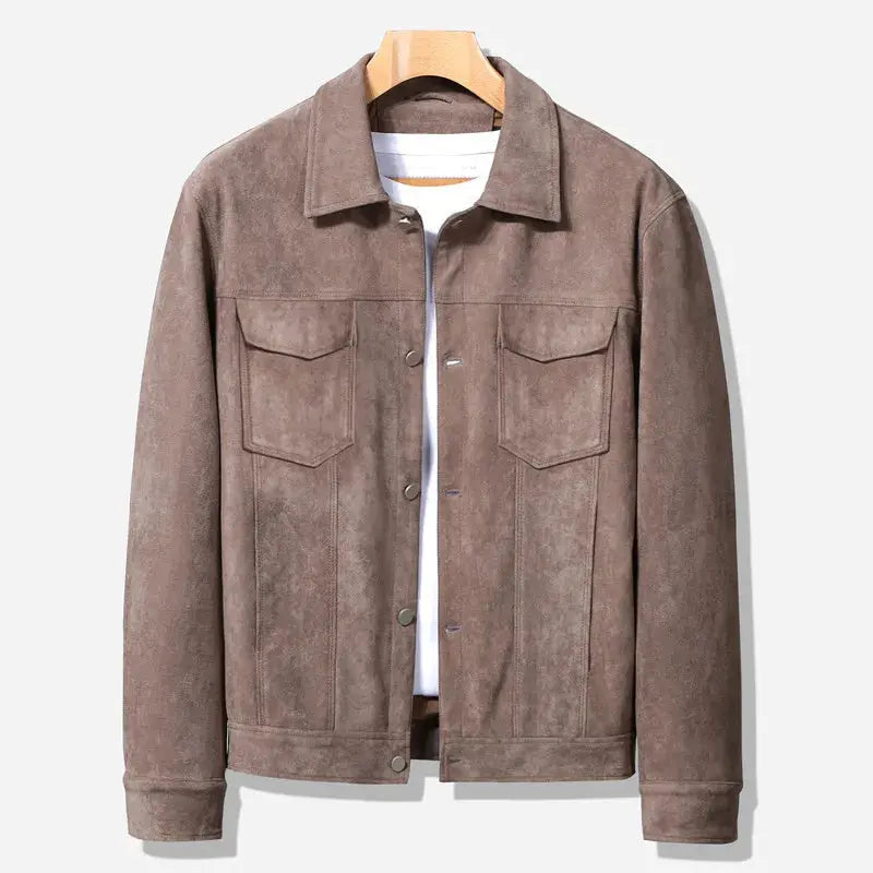 Militærstil herre kamouflagejakke for menn. Trendy og praktisk vårjakke for en stilfull casual look.