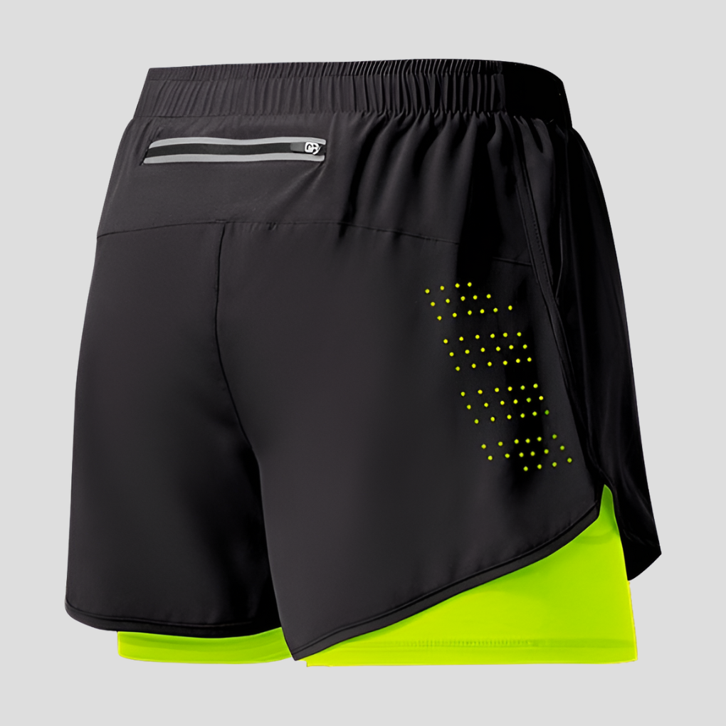 Allsidig herre aktiv shorts, hurtigtørkende og pustende, ideell for trening, sport og daglig bruk.