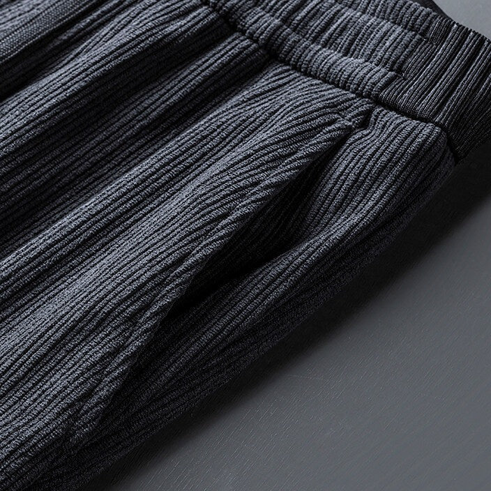 Stilige herre joggebukser i mykt stoff med sømløs midje, perfekt for hverdagsstil.
