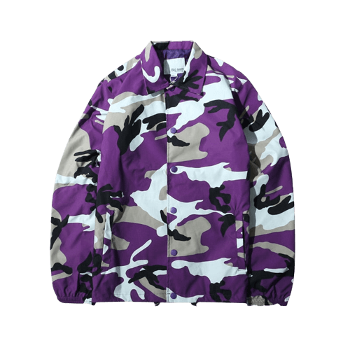 Vindtett herrejakke, kamuflasje design. Perfekt som lett og komfortabel friluftsjakke.