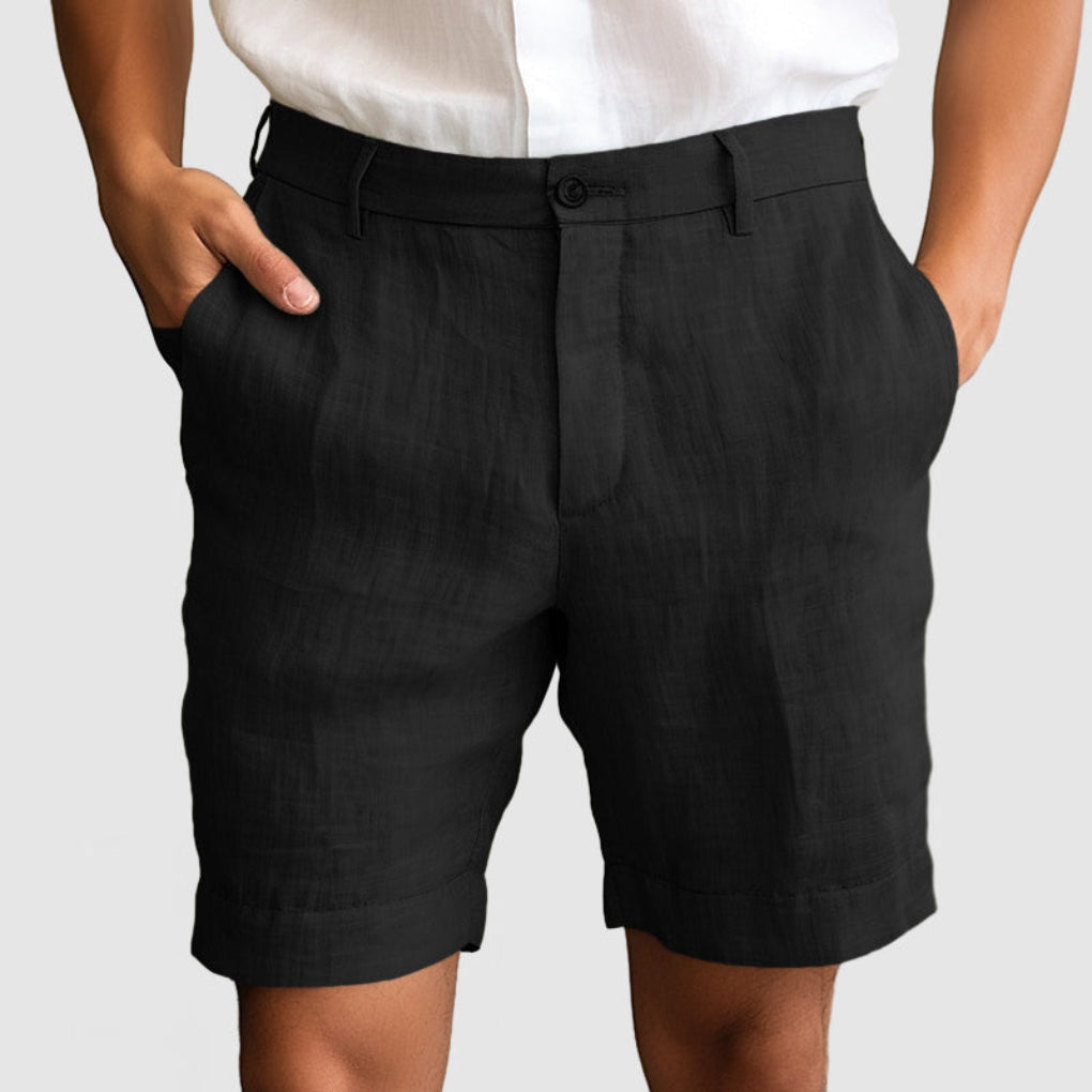 Komfortable herre shorts i store størrelser, ideell for avslappet sommer, fritid og reise.