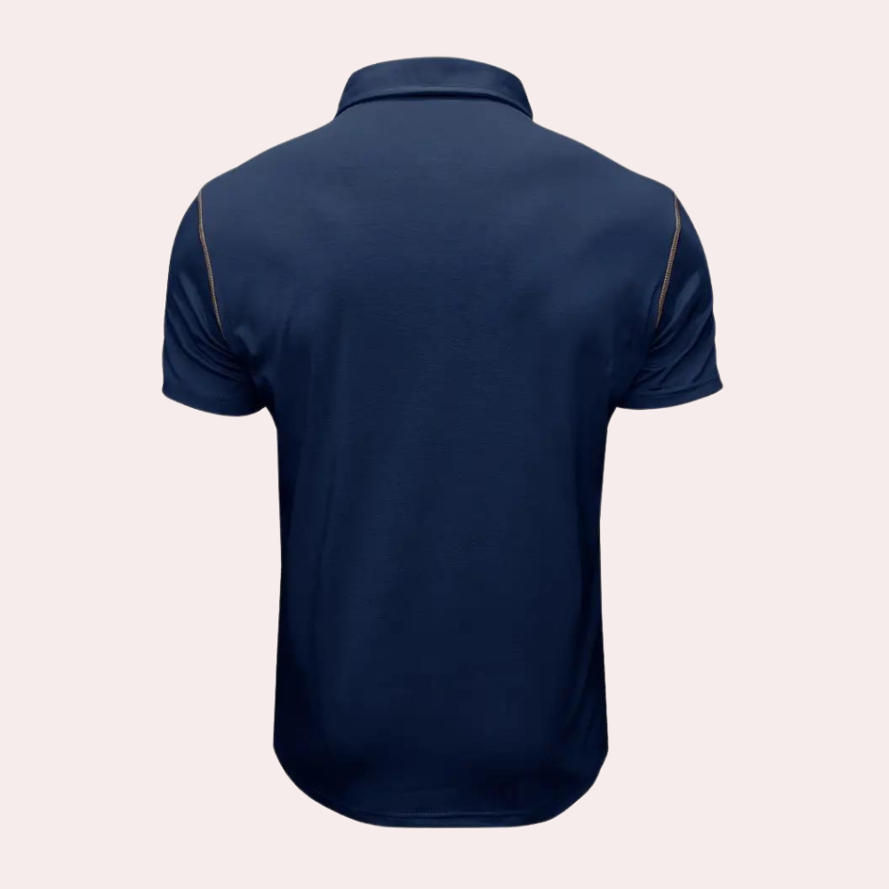 Klassisk herrepoloshirt, en allsidig del av menns mote for både vår- og høstklær.